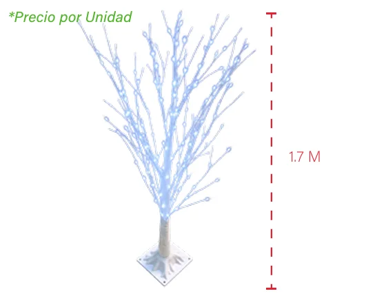 ÁRBOL DE NAVIDAD DE 580 LUCES LED 1.7 M
