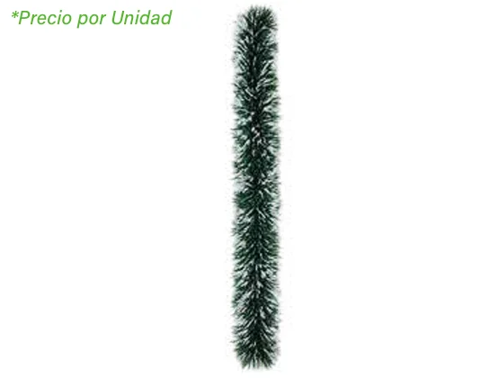 GUIRNALDA NAVIDEÑA CON NIEVE 10 M X 5 CM