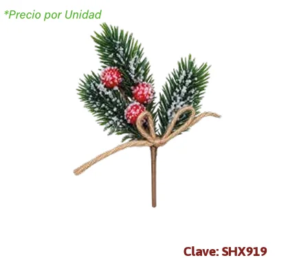PICK NAVIDEÑO PEQUEÑO 15 CM SHX919
