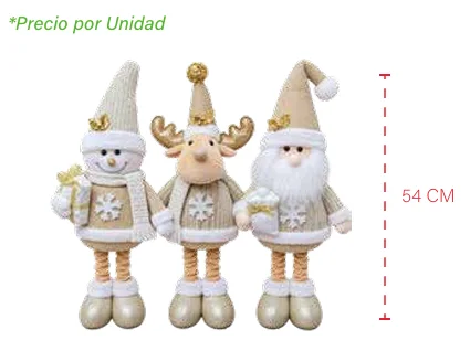 MUÑECOS NAVIDEÑOS EXTENDIBLE 54 CM HN98638