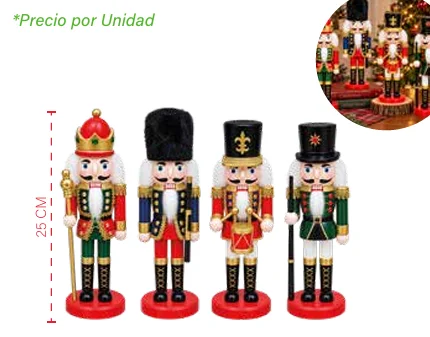 PAQUETE 4 CASCANUECES CHICO 25 CM