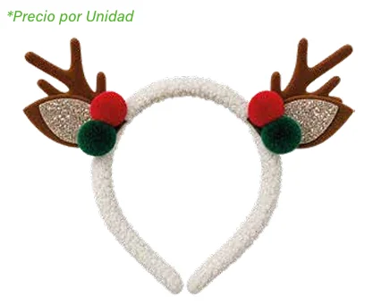 DIADEMA CUERNOS DE RENO
