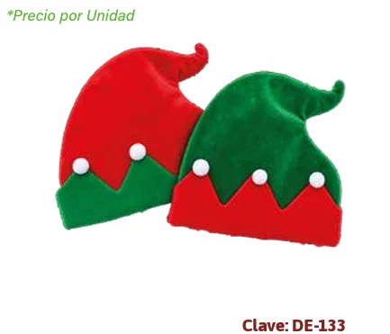 SOMBRERO DE ELFO 30 X 30 CM