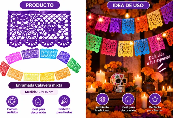 ENRAMADA CARPETA 1/2 PLASTICO MUERTO