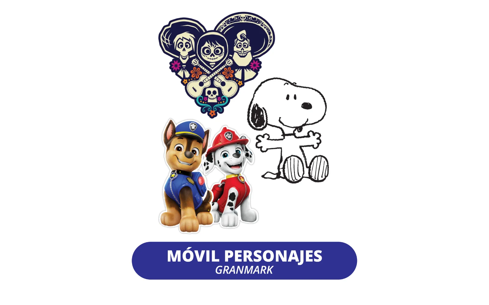 ADORNO MOVIL GRANMARK PERSONAJE