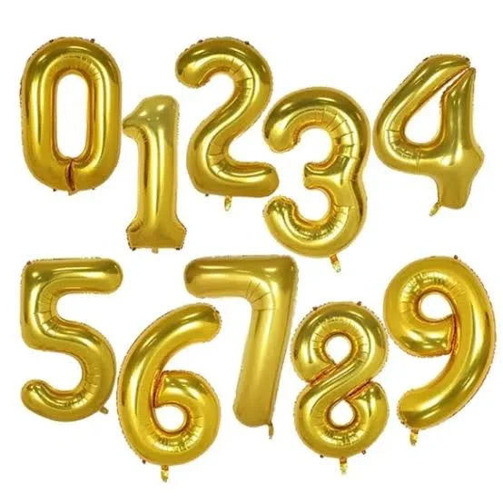 GLOBO FOIL NUMERO 16" 