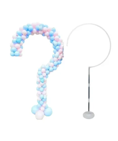 BASE SOPORTE PLASTICO SIGNO DE INTERROGACION