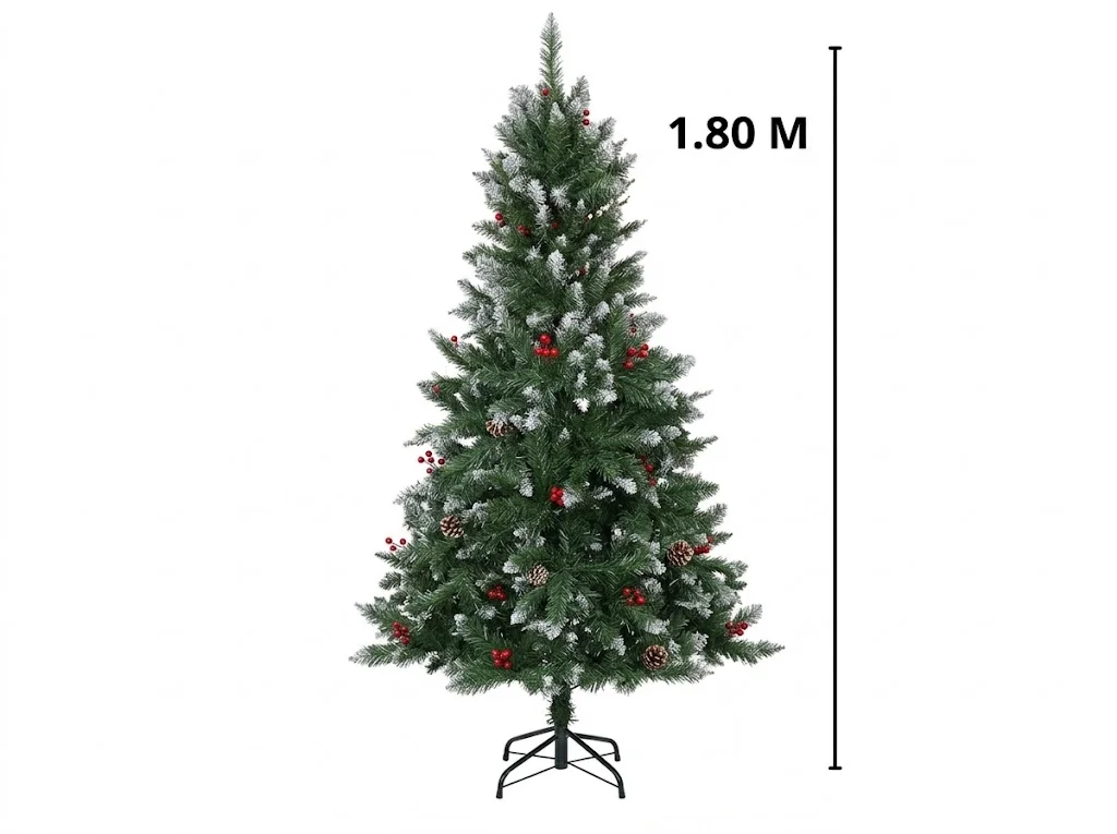 ÁRBOL NAVIDEÑO NEVADO 1.80M