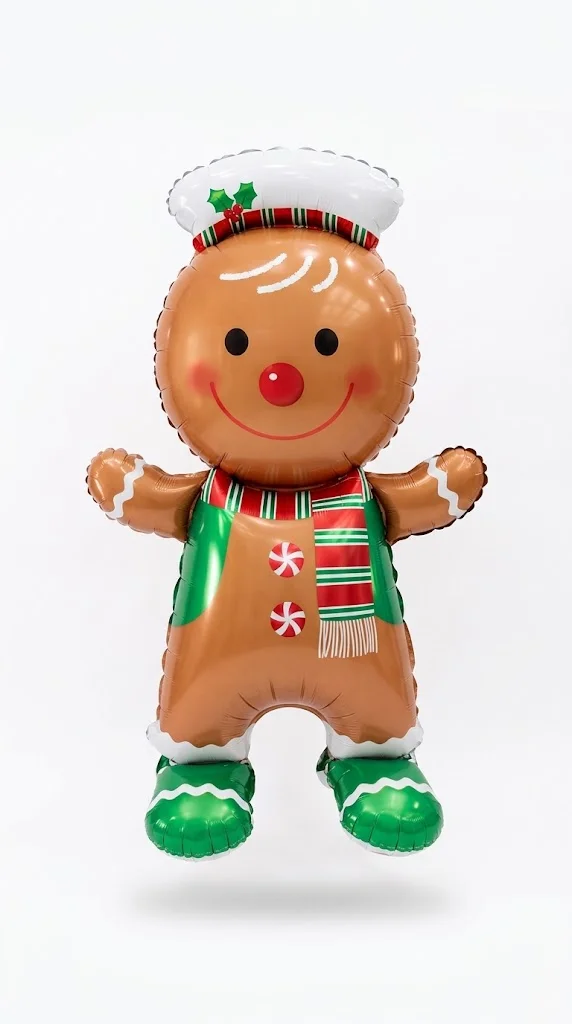 GLOBO FOIL GALLETA CON BASE 118 X 39 X 47 CM