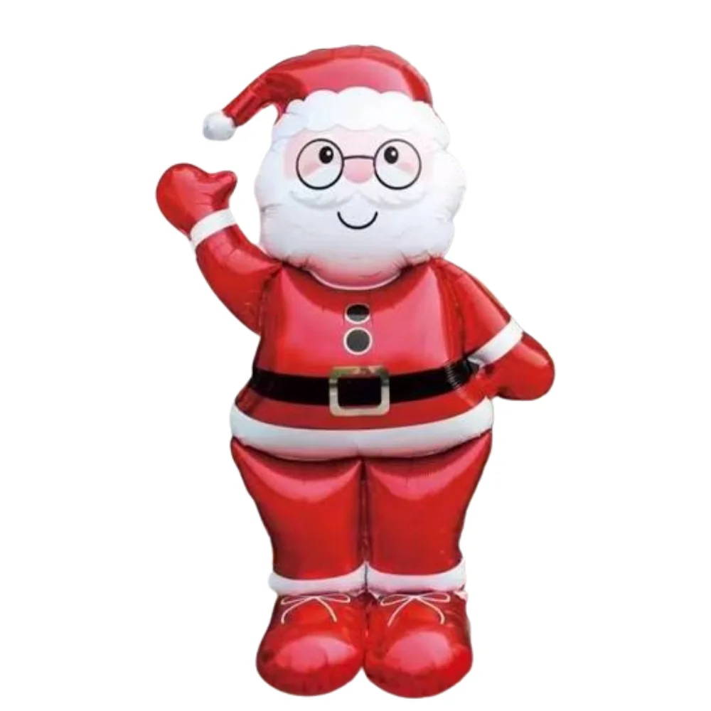 GLOBO FOIL SANTA CLAUS CON BASE 115 X 43 X 41 CM