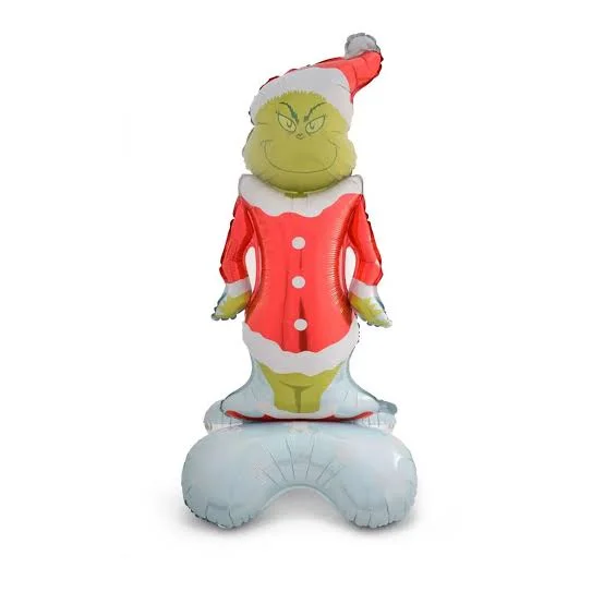 GLOBO FOIL GRINCH CON BASE