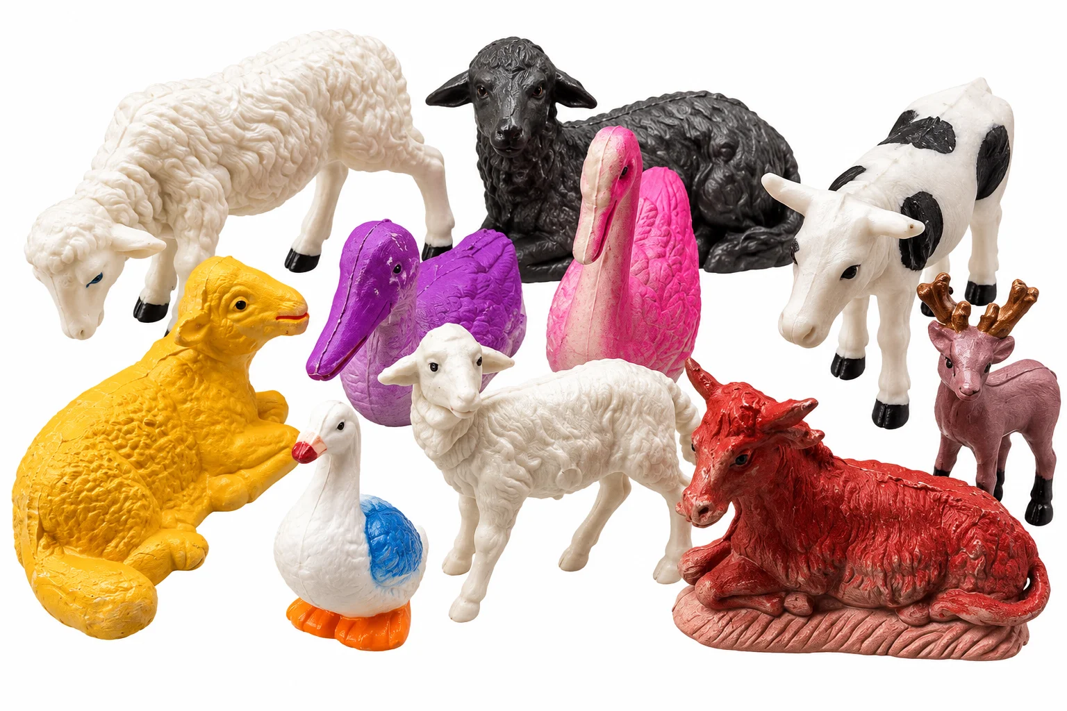 ANIMALES PLASTICO SUELTOS