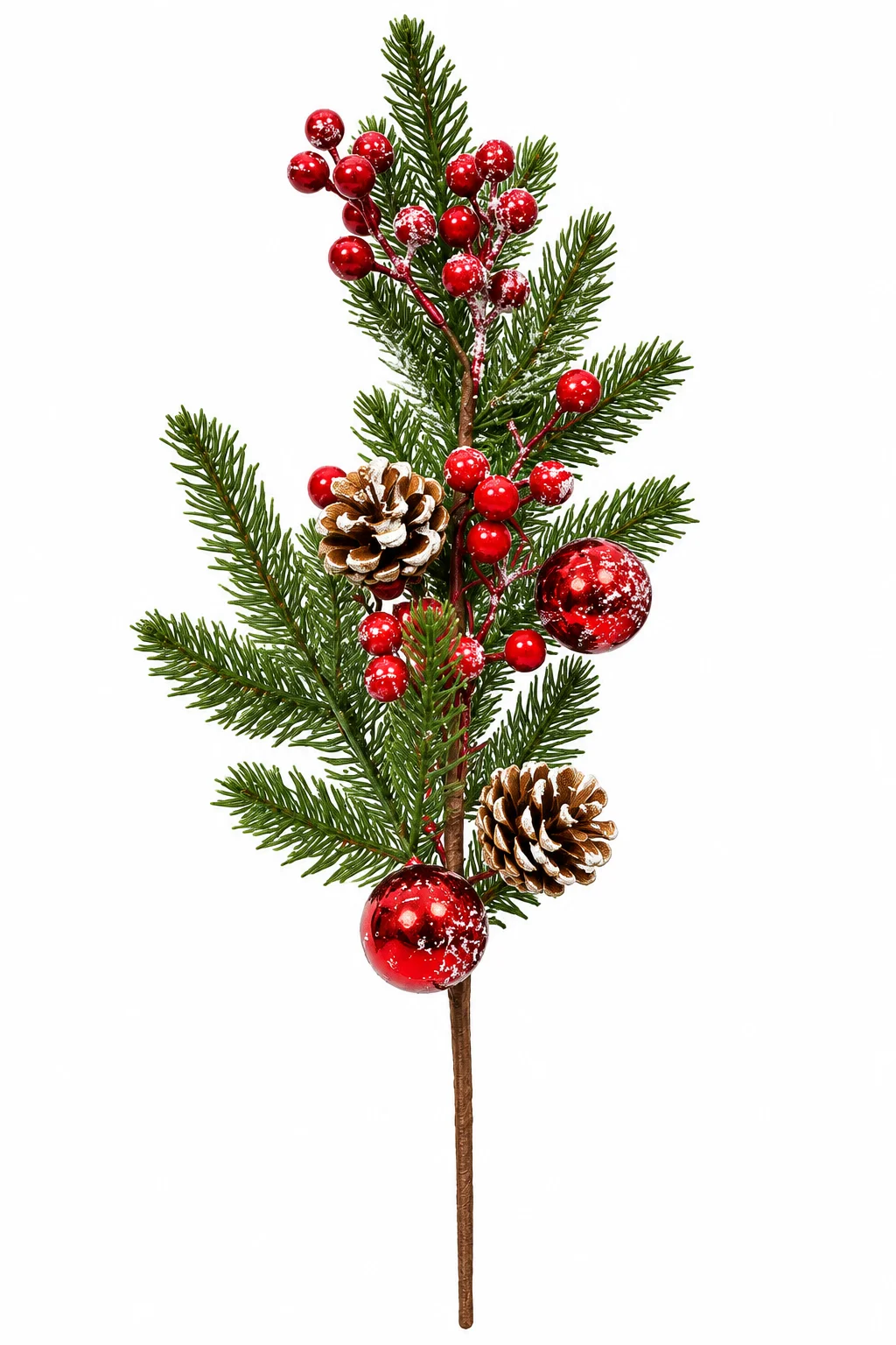 PICK NAVIDEÑO CON ESFERAS PFM 043218