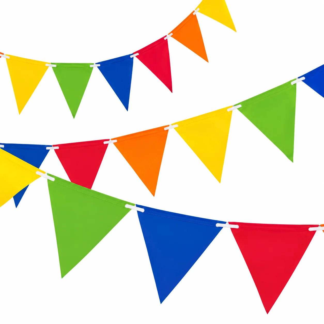 BANDERIN TRIANGULAR DE COLORES