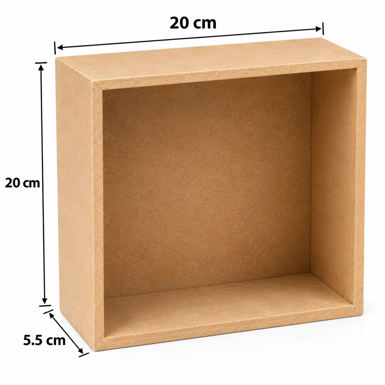 ARENERO MADERA MEDIANO 20 X 20 X 5.5 CM
